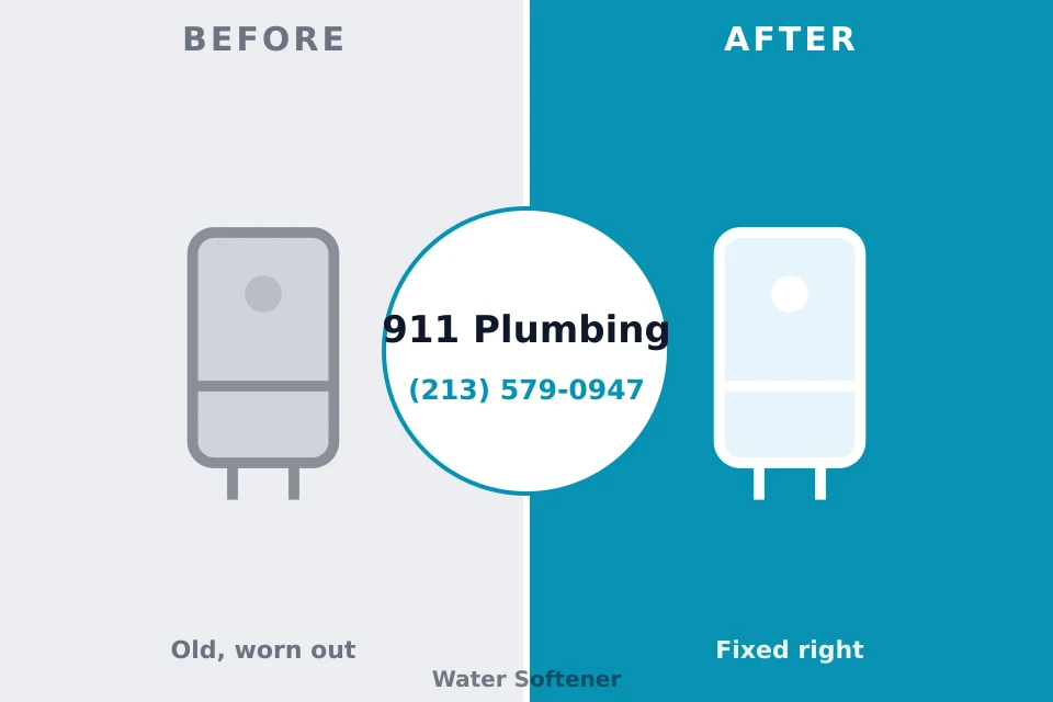 Before and after: plumbing company Falcon Heights, MN